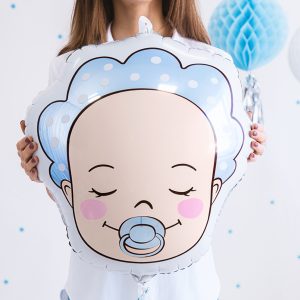 Foil balloon Baby - Boy, 40x45cm, mix