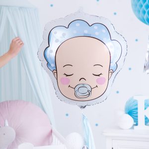 Foil balloon Baby - Boy, 40x45cm, mix