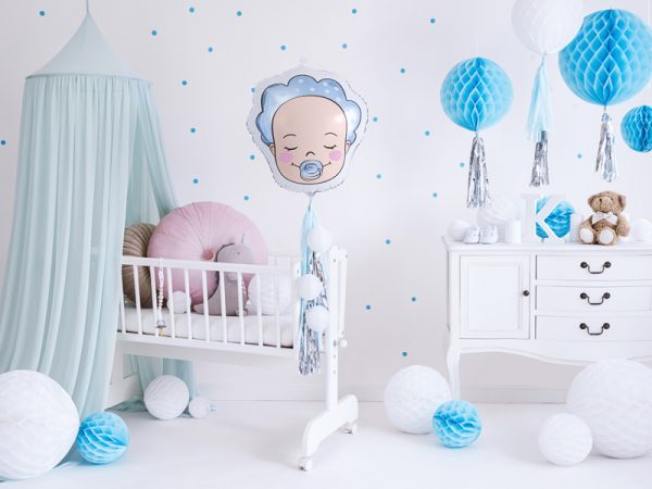 Foil balloon Baby - Boy, 40x45cm, mix