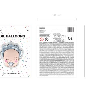 Foil balloon Baby - Boy, 40x45cm, mix