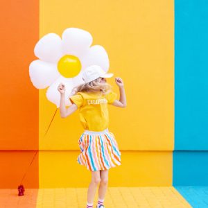 Foil balloon Daisy, 97x103 cm, mix