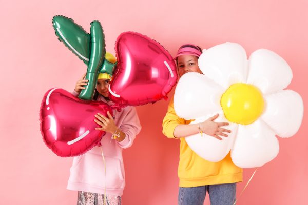 Foil balloon Daisy, 97x103 cm, mix