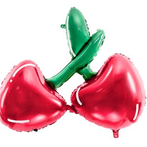 Foil balloon Cherry, 88x73cm, mix