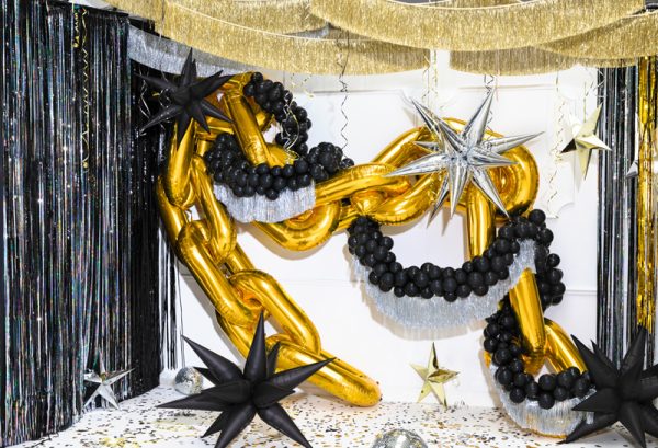 Foil balloon Star 3D, 70cm, silver