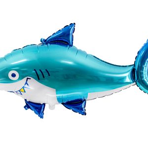 Foil balloon Shark, 102x62 cm, mix