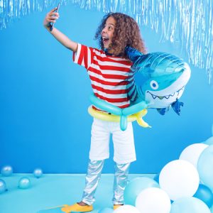 Foil balloon Shark, 102x62 cm, mix