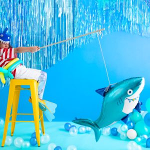 Foil balloon Shark, 102x62 cm, mix