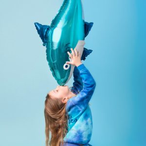Foil balloon Shark, 102x62 cm, mix
