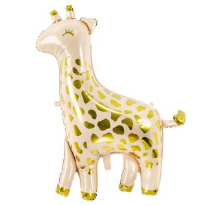 Foil balloon Giraffe, 100x120 cm, mix