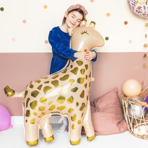Foil balloon Giraffe, 100x120 cm, mix