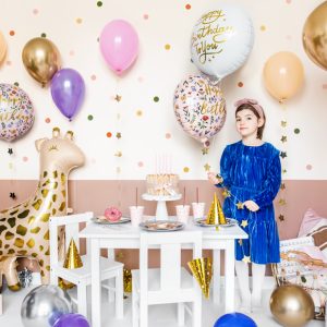 Foil balloon Giraffe, 100x120 cm, mix