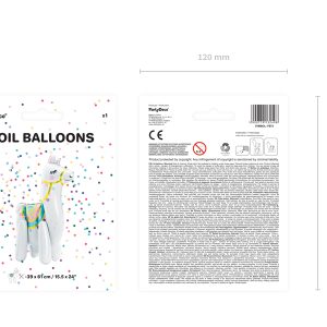 Foil balloon Llama, 39x61cm, mix
