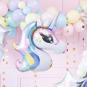 Foil balloon Unicorn, 73x90cm, mix