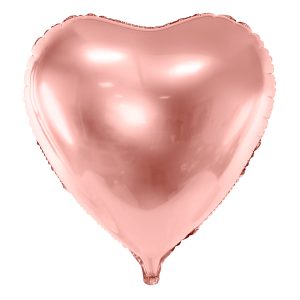 Foil balloon Heart, 72x73cm, rose gold