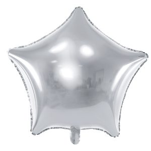Foil balloon Star, 70cm, silver