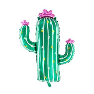 Foil balloon Cactus, 60x82cm, mix