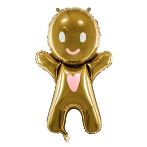 Foil Ballon Gingerbread Man, 67x97 cm, mix