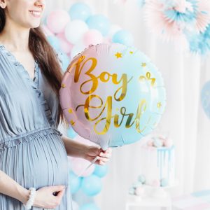 Foil balloon Boy or Girl, 35cm, mix