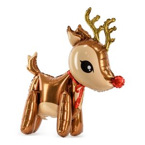 Foil balloon Reindeer, 50x62cm, mix
