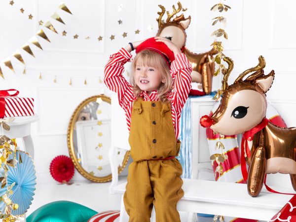 Foil balloon Reindeer, 50x62cm, mix