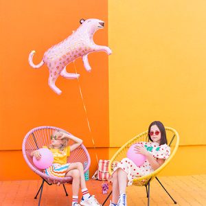 Foil Balloon Leopard, 114x80 cm, mix