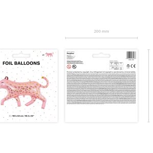 Foil Balloon Leopard, 114x80 cm, mix
