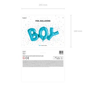 Foil Balloon Boy, 67x29cm, blue