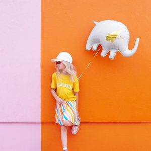 Foil Balloon Elephant, 83x58 cm, mix
