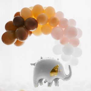 Foil Balloon Elephant, 83x58 cm, mix