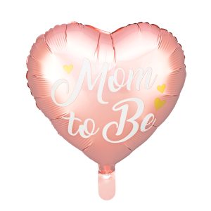 Foil balloon Mom to Be, 35cm, pink