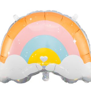 Foil balloon Rainbow, 55x40cm, mix