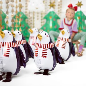 Foil balloon Penguin, 29x42cm, mix