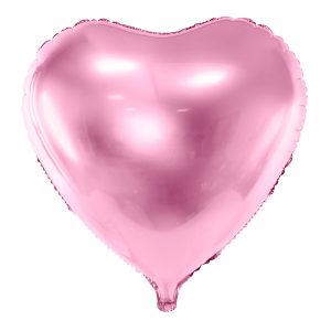 Foil Balloon Heart, 45cm, light pink