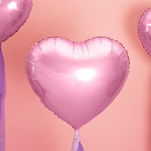 Foil Balloon Heart, 45cm, light pink