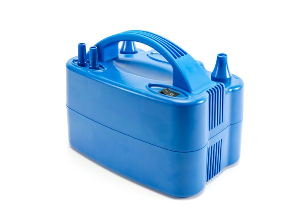 Electric pump with two nozzles, doesn't contain UK plug