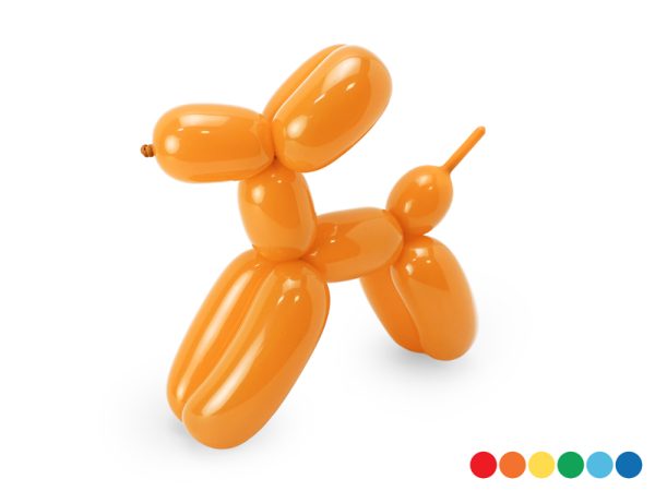 Modeling pastel balloons 130cm with pump, mix (1 pkt / 30 pc.)