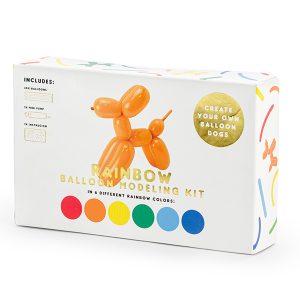 Modeling pastel balloons 130cm with pump, mix (1 pkt / 30 pc.)