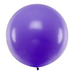 Round Balloon 1m, Pastel Lavender