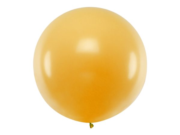 Balloon round 1m, Metallic Gold