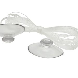 Suction cups with fishing line, 4cm (1 pkt / 6 pc.)Suction cups with fishing line, 4cm (1 pkt / 6 pc.)