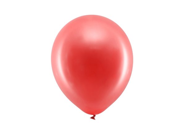 Rainbow Balloons 23cm metallic, red (1 pkt / 10 pc.)