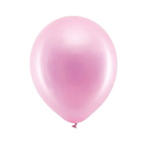 Rainbow Balloons 23cm metallic, pink (1 pkt / 100 pc.)