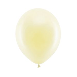 Rainbow Balloons 23cm pastel, cream (1 pkt / 100 pc.)
