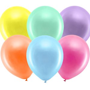 Rainbow Balloons 30cm metallic, mix (1 pkt / 100 pc.)