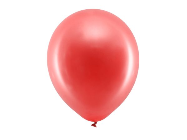 Rainbow Balloons 30cm metallic, red (1 pkt / 10 pc.)