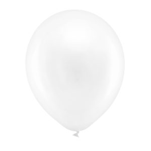 Rainbow Balloons 30cm metallic, white (1 pkt / 100 pc.)