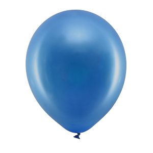 Rainbow Balloons 30cm metallic, navy blue (1 pkt / 10 pc.)