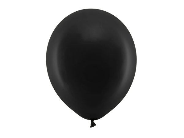 Rainbow Balloons 30cm pastel, black (1 pkt / 100 pc.)
