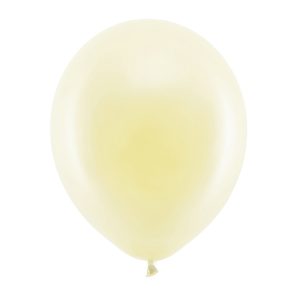 Rainbow Balloons 30cm pastel, cream (1 pkt / 10 pc.)