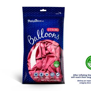 Strong Balloons 23cm, Metallic Hot Pink (1 pkt / 100 pc.)